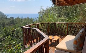 Bamboo Bungalow With Sea View In Kabak Bay, Oeluedeniz