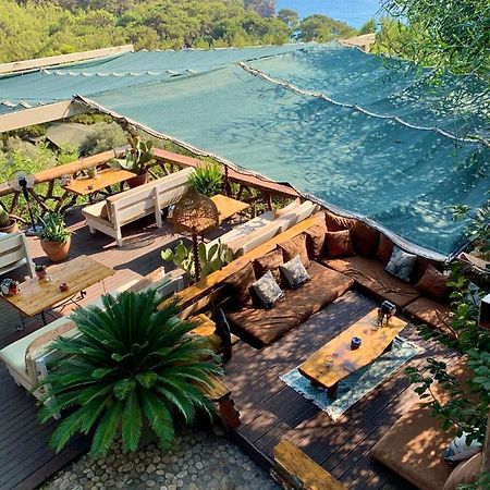 Bamboo Bungalow With Sea View In Kabak Bay, Oeluedeniz Fethiye Dış mekan fotoğraf